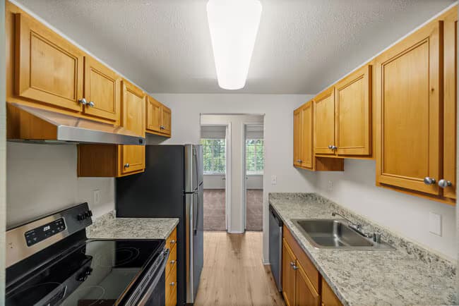 Two Bedroom One Bath Standard A208 floor plan