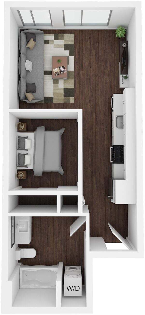 Studio MFTE-B2 543 floor plan