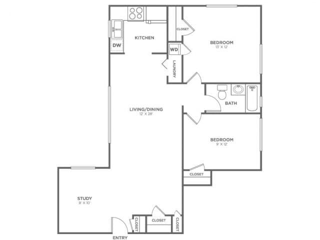 San Juan w/ Den-Restored 11-387 floor plan