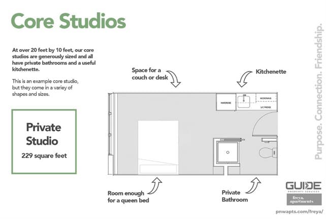 Cozy Studio floor plan