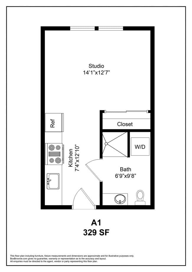 A1 IQ 614 floor plan
