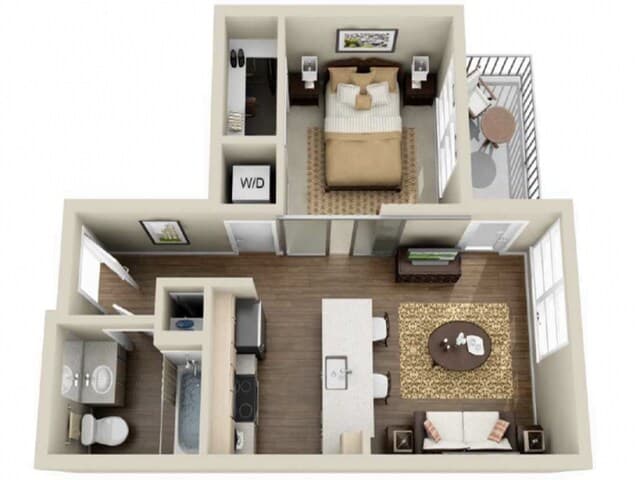1x1-03 503 floor plan