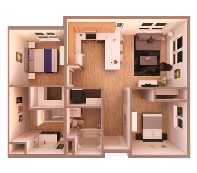 Metropolitan 743 floor plan