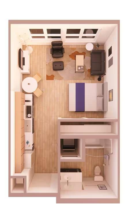 Midtown 549 floor plan