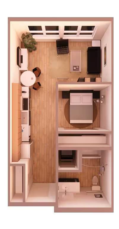 Urban 512 floor plan
