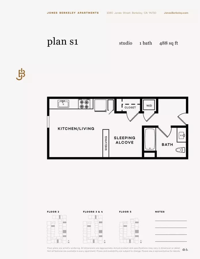 Unit 334 334 floor plan
