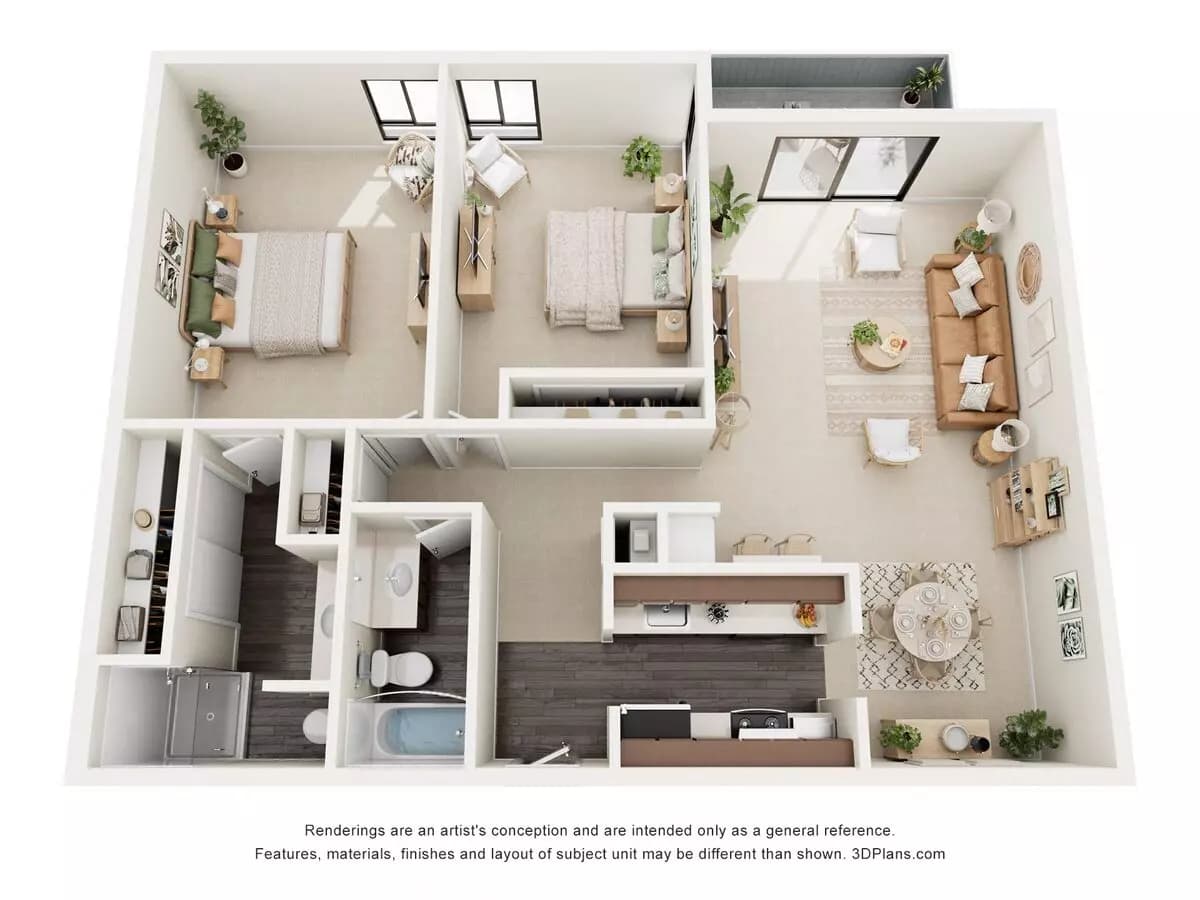 Unit 311C 311C floor plan