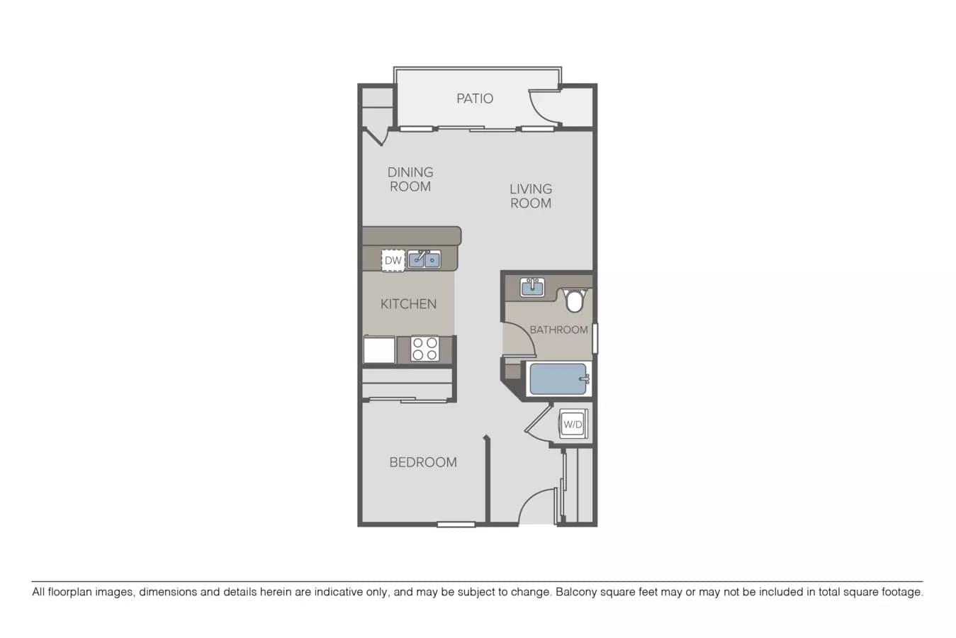 Studio • 1 Bath
3D Tour 4315 floor plan