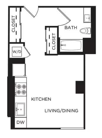 The Eddy 1102 floor plan