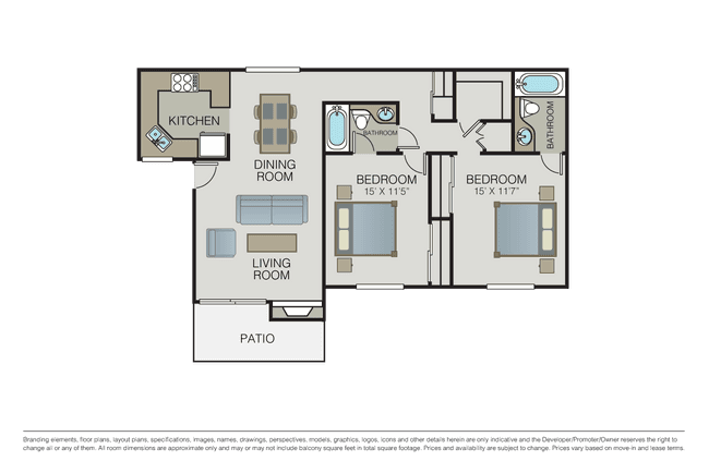 Plan 2A T010 floor plan