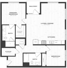 2 Bed/2 Bath-B4d 2236 floor plan