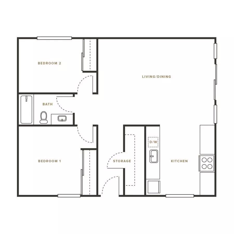 Unit 130-48 130-48 floor plan