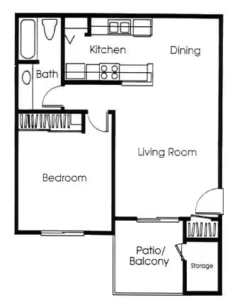 Unit AUCLZZ 105 floor plan