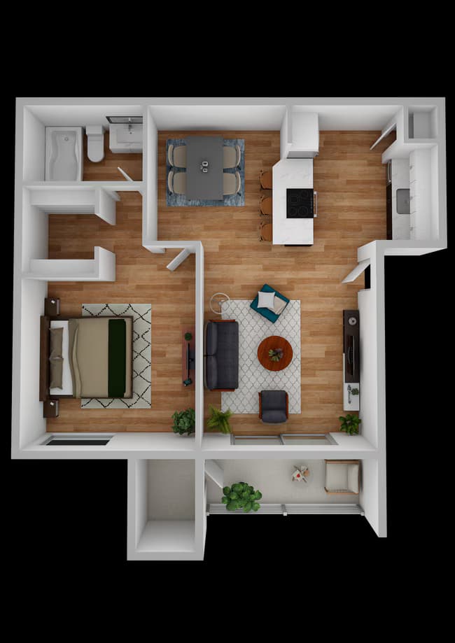 Unit 3204 5127 floor plan