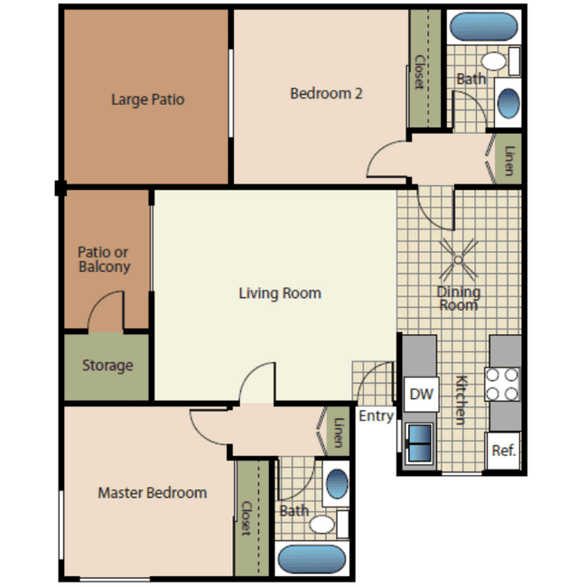 Unit 408 202 floor plan