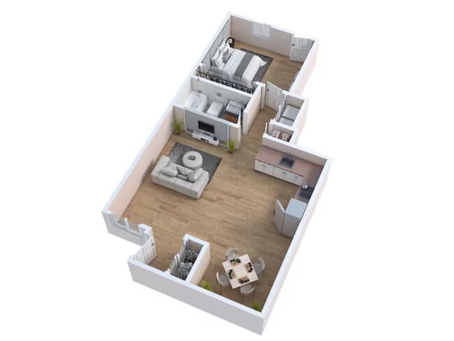 Unit H219 H219 floor plan