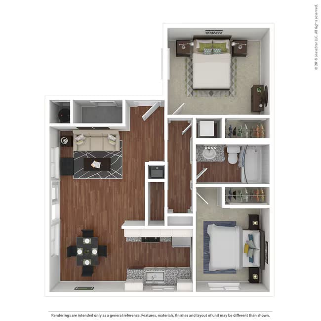 Unit 720D 720D floor plan