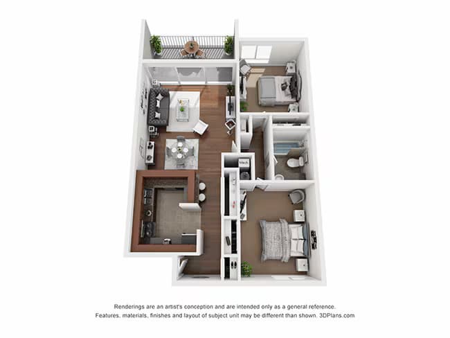 B1- Flats 0101-204 floor plan
