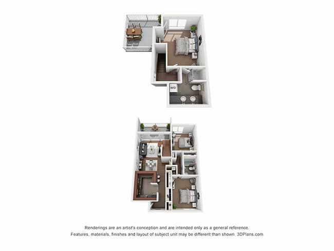 C3- Townhomes 0404-306 floor plan