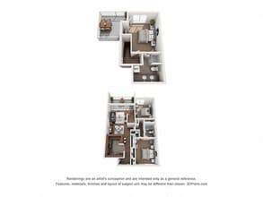 C3- Townhomes 0202-307 floor plan