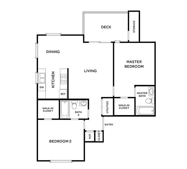 Captain's Cabin floor plan