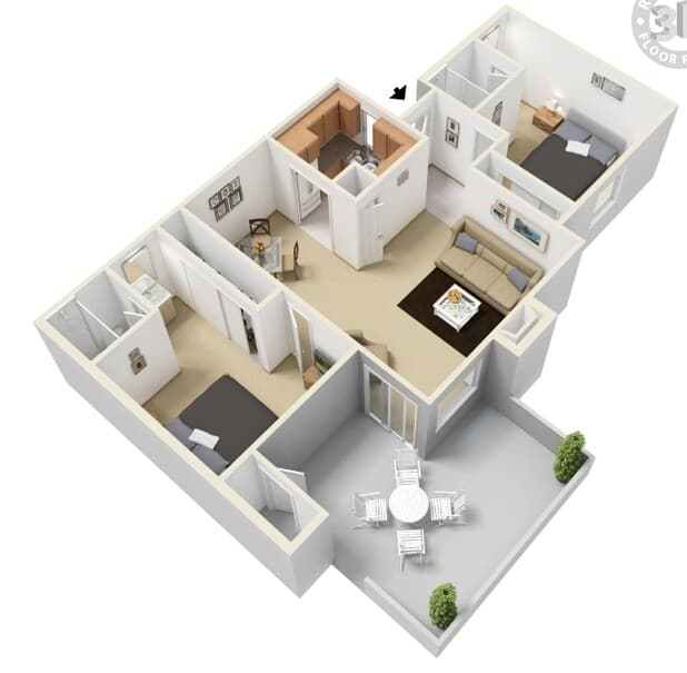 2x2V 02 floor plan