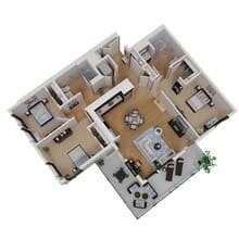 C1 F-207 floor plan