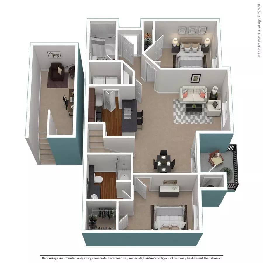 Residence 6 Luxury 4-101 floor plan