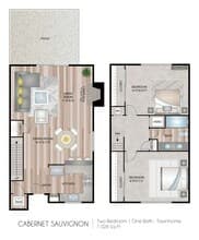 Cabernet Sauvignon Townhome 01-0124 floor plan