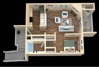 Exec Studio 212 floor plan