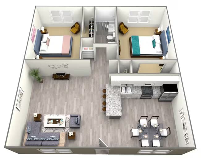 Unit 707-06 1427-18 floor plan