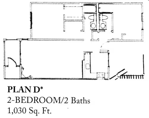 2x2 C 222 floor plan