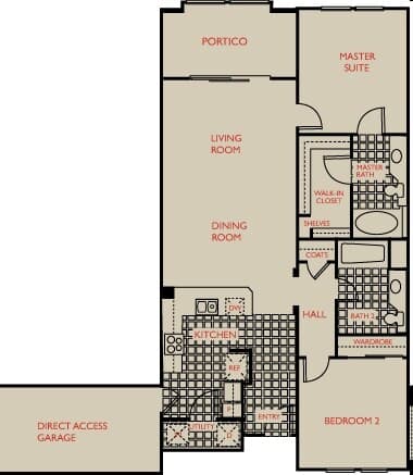 Cortona 632 floor plan