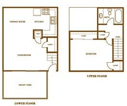2 Bedroom 1.5 Bath 04 floor plan