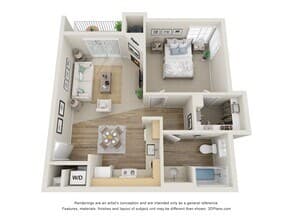Residence 1 214 floor plan