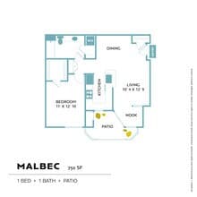 Malbec floor plan