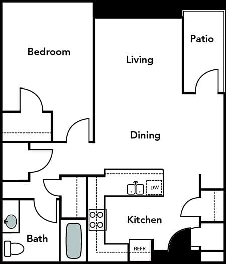 Calistoga 538 floor plan