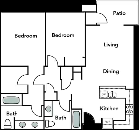 Rutherford 221 floor plan
