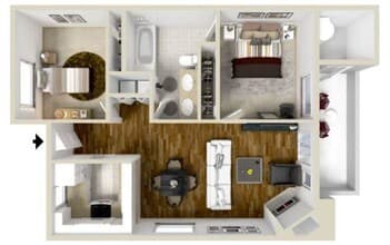 Sausalito 1177H floor plan