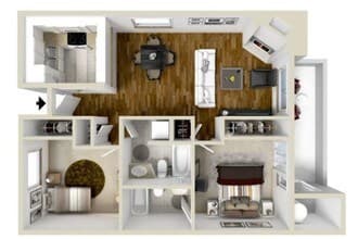 Tiburon 1105D floor plan