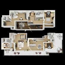 Penthouse 905 905 floor plan