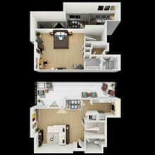 Penthouse 909 909 floor plan