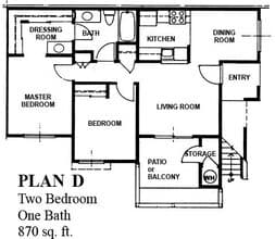 Plan D-2 floor plan