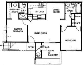 Plan E-2 floor plan
