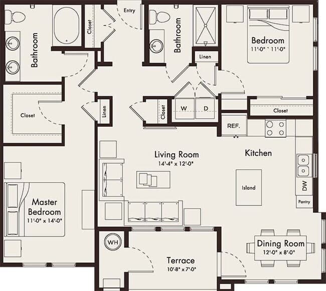 Gardenia 03-325 floor plan