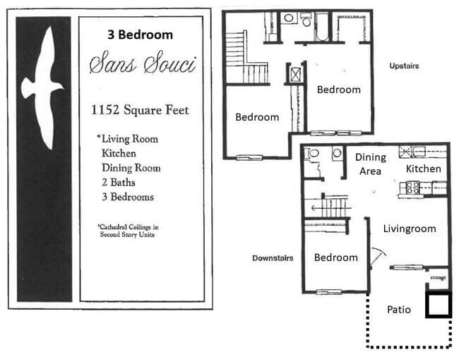 Sans Souci - Townhouse, Move-In Specials floor plan