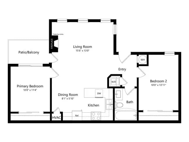 Lily 043B floor plan