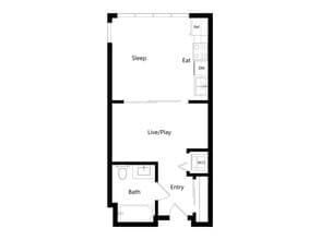 Ashby Studio Max 303 floor plan