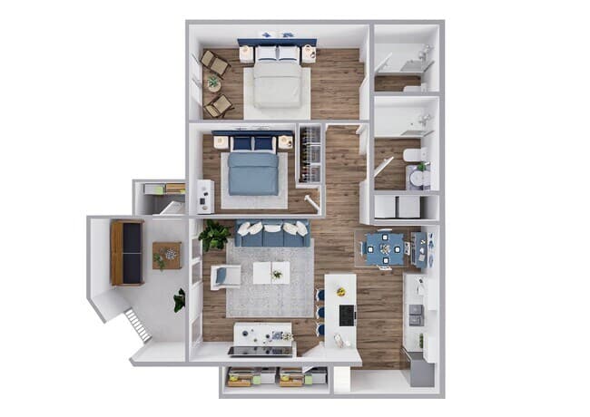 B3 Renovated E151 floor plan