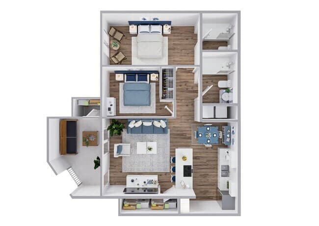 Unit E172 G007 floor plan